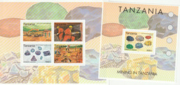 TANZANIE - BLOCS N°507/8 ** (2004) Minéraux - Tansania (1964-...)