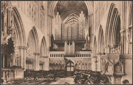 Choir West, Wells Cathedral, Somerset, C.1925 - TW Phillips Postcard - Wells