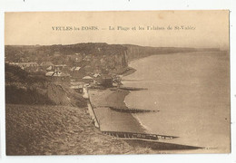 76 Veules Les Roses La Plage Et Les Falaises De St Valéry - Veules Les Roses