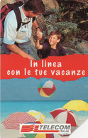 SCHEDA TELEFONICA - PHONE CARD - ITALIA - TELECOM - IN LINEA CON TUE VACANZE - Public Themes