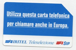 SCHEDA TELEFONICA - PHONE CARD - ITALIA - TELECOM - SIP - Publieke Thema