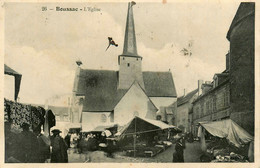 Boussac * La Place De L'église * Marché Foire Marchands - Boussac