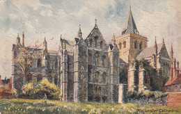 Rochester Cathedral. Charles E. Flower - TUCK'S POST CARD. "OILETTE" N° 7024. - Rochester