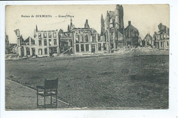 Diksmuide Ruines De Dixmude Grand Place - Diksmuide