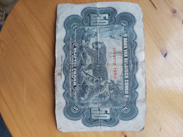 Billet 50 Francs Congo Belge 1952 - Republik Kongo (Kongo-Brazzaville)