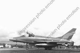 PHOTO AVION RETIRAGE REPRINT  NORTH AMERICAN F100 SABRE 52736 11 RO 311 CORSE - Aviación