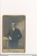 CDV Portrait D' Homme Photographe DUC Jeune  à GRENOBLE ( Photo Format 6,5 X 10,5 Cm ) - Antiche (ante 1900)