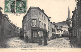 76-BLANGY-SUR-BRESLE- L'HÔPITAL ET LA RUE NOTRE-DAME - Blangy-sur-Bresle