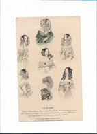 XIXeme  Ancienne Jolie Gravure  Publicitaire  LA MODE  Paris 28 Rue Taitbout   23/14,5 Cm - Stampe & Incisioni