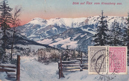 A4059-  Blick Auf Rax Vom Kreuzberg Aus, Osterreich Seebenstein 1923 Austria Lower Austria Unused Postcard - Raxgebiet