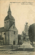 Clugnat * La Place De L'église Et Le Monument Aux Morts - Autres & Non Classés