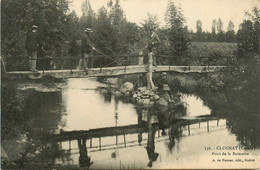 Clugnat * Le Pont De La Boissatte * Pêche à La Ligne , Pêcheurs - Andere & Zonder Classificatie