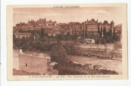 11 Carcassonne La Cité Vue Coté Ouest 1934 De L'aude Illustrée - Carcassonne