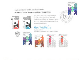 United Nation:International Year Of Disabled Persons, 1981 - Tarjetas – Máxima