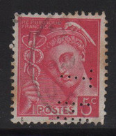 Perforation HT 77 - Trefileries Et Laminoires Du Havre - 5c Mercure - Indice 4 - Andere & Zonder Classificatie