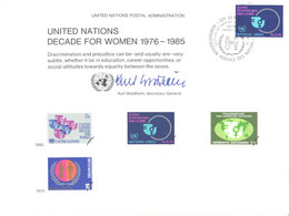 United Nation:United Nations Decade For Women 1976-1985, 1980 - Tarjetas – Máxima