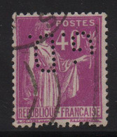 Perforation GD 44 - Geoffroy Delore - 40c Type Paix - Indice 4 - Otros & Sin Clasificación