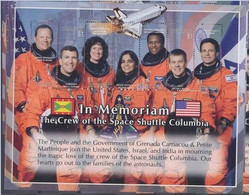 Grenade 2003 Space Espace Columbia MNH - Altri & Non Classificati