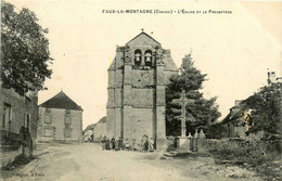 Faux La Montagne * Rue Du Village * Vue Sur L'église Et Le Presbytère - Other & Unclassified