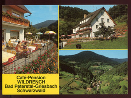 CPM Neuve Allemagne BAD GRIESBACH Im Schwarzwald Café Pension " Wildrench " Multi Vues - Bad Peterstal-Griesbach