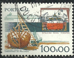 Portugal 1978-1983 Instrumentos De Trabalho - Work Tools Old And New Shipbuilding Cancel - Usado