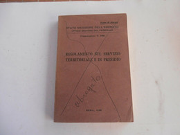 BOZZA DI STAMPA - S.M.E./UFF.GOVERNO DEL PERSONALE- REGOLAMENTO SUL SERVIZIO TERRITORIALE E DI PRESIDIO / ABROGATO-ROMA - Italian