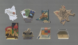 PINS PIN'S  421 FRANCE TELECOM AVEYRON MARSEILLE KART CCEM DRM   LOT 8 PINS - Montgolfières