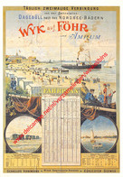 Wyk Auf Föhr Und Amrum - Retro Affiche - Nordfriesland