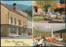 Austria - 9640 Kötschach-Mauthen - Cafe - Konditorei Gästehaus - Gebr. Klaus - Car - Fiat 500 - Lesachtal