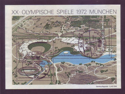 Germania 1972 - Olimpiadi Di Monaco, Impianti Sportivi, BF6 - Annullo Celebrativo Di Lusso - Usados