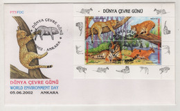 TURKEY,TURKEI,TURQUIE,WORLD ENVIRONMENT DAY 2002 ,  FDC - Briefe U. Dokumente