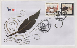 TURKEY,TURKEI,TURQUIE ,EUROPA 2008 LETTER ,FDC - Covers & Documents