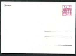 Bund PP106 A2/001 Privat-Postkarte BLANKO 1986 - Cartes Postales Privées - Neuves