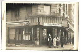 PARIS - Devanture De CAFE - Rue Albouy - CARTE PHOTO - Arrondissement: 10