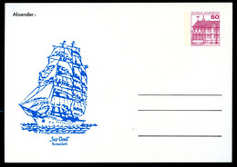 Bund PP106 B1/009 VIERMASTBARK "SEA-CLOUD" Kiel 1987 - Postales Privados - Nuevos