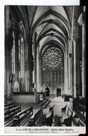 5. La Cité De Carcassonne. Eglise Saint Nazaire. Transept Méridional. Rosace. De Aubin à Mme Nicollet à Lyon. 1905. - Carcassonne