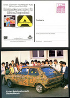 Bund PP106 B1/012-1 Aktion Sorgenkind ERSTES BRIEFMARKENAUTO Sindelfingen 1987 - Private Postcards - Mint