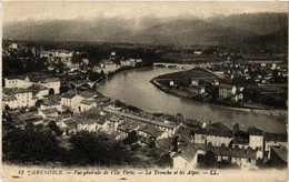 CPA GRENOBLE - Vue Générale De L'Ile-Verte - La TRONCHE Et Les Alpes (655000) - La Tronche