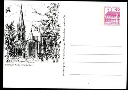 Bund PP106 B2/010 LIEBFRAUEN-KIRCHE FRANKENBERG 1986 - Cartes Postales Privées - Neuves