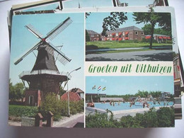 Nederland Holland Pays Bas Uithuizen Met Molen En Zwembad - Uithuizen