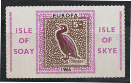 Isle Of Soay  1965 Cat J+P Nr. 7    Rouletted  MNH  Europe - Cinderella