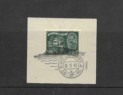 Woldenberg Oflag 11C  10f + 15f Charity Stamp On Piece - Campo Di Prigionieri