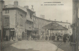 CPA FRANCE 63 "Pont Du Château, La Halle". - Pont Du Chateau