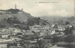 CPA FRANCE 38 " Châtonnay, Vue Générale". - Châtonnay