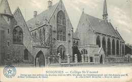 CPA BELGIQUE "Soignies, Collège Saint Vincent" - Soignies