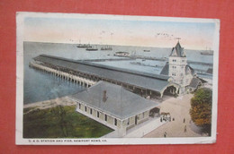 C & O Train Station & Pier Virginia > Newport News    Ref  4871 - Newport News