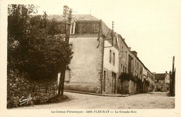 Fleurat * La Grande Rue Du Village - Other & Unclassified