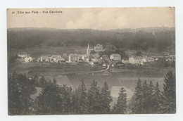 Côte Aux Fées , Vue Générale  ( 2 Scans ) - La Côte-aux-Fées