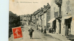 Vieilleville * La Grande Rue * Villageois - Other & Unclassified