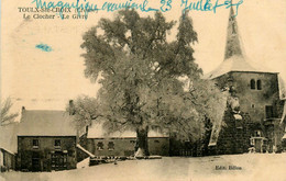 Toulx Ste Croix * La Place De L'église Sous La Neige En Hiver - Otros & Sin Clasificación